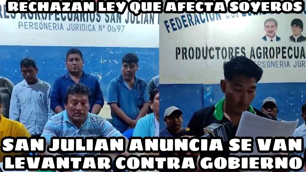 FEDERACIÓN NORTE DE SAN JULIAN SE PRONUNCIAN EN CONTRA DECRETO 5547 DE IMPORTACIÓN SOYA..