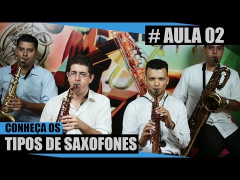 Vídeo: Como tocar saxofone? Tipos de saxofones. Curso de saxofone