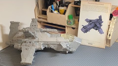 Building a Thunderhawk Gunship - pt.1