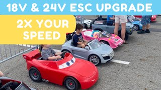 Power Wheels ESC Speed Upgrade | How to make your power wheels go faster