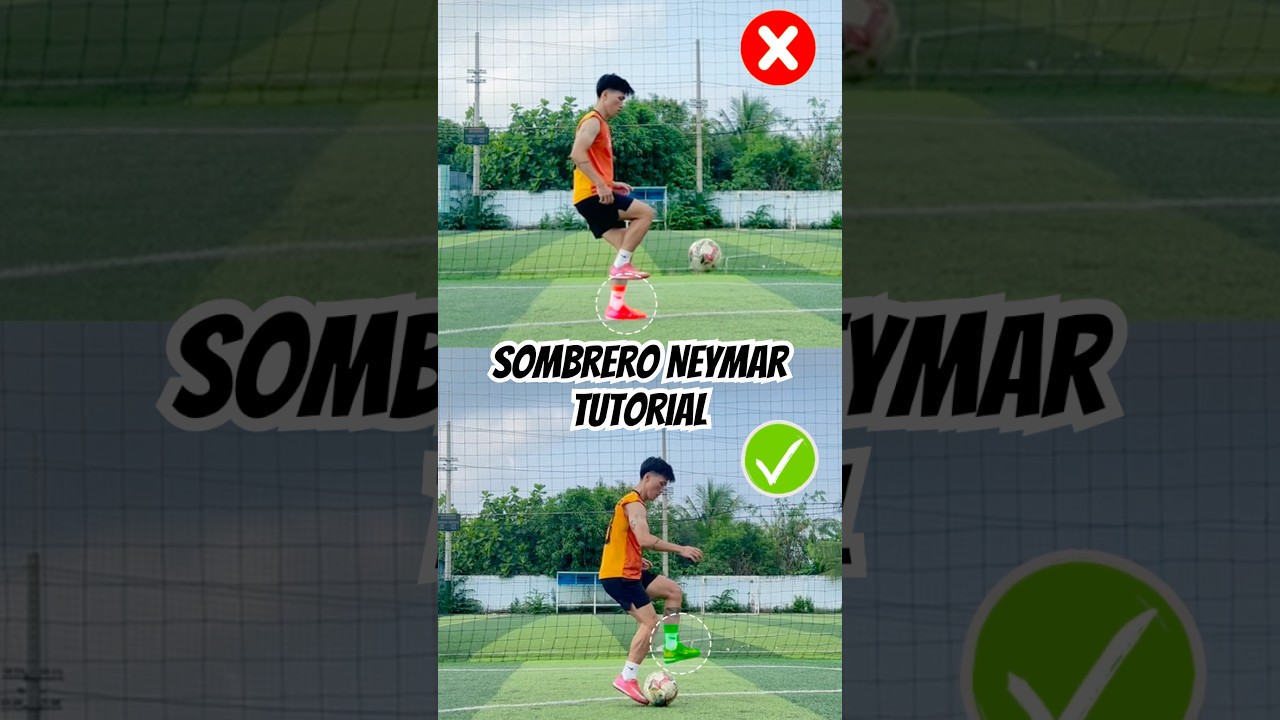 Sombrero Neymar Tutorial skill 