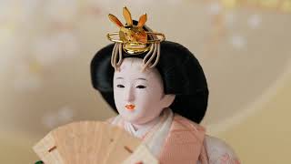 D-20 2216 人形の久月 雛人形 親王収納飾り - YouTube