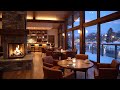 Cozy Winter Night Vibes ❄️ 🎷 Elegant Jazz Saxophone Music for Sleeping & Relaxing