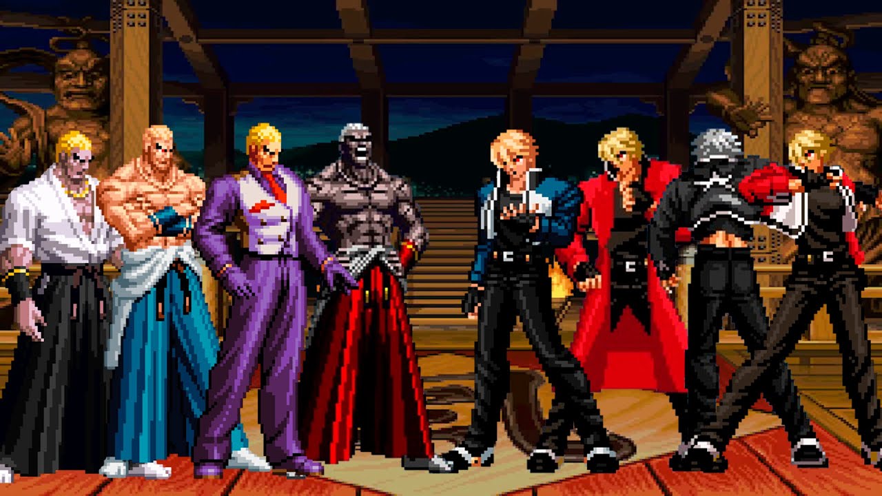 [KOF Mugen] Geese Howard Team vs Rock Howard Team