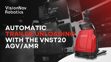 AGV Trailer Truck Unloading with the VNST20 Pro
