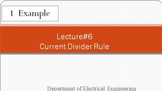 current divider rule || Solved Examples