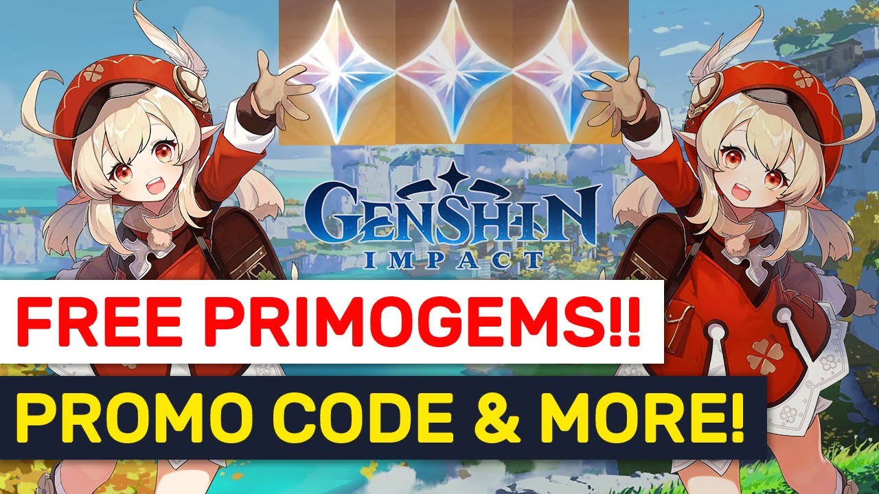 Genshin Impact - Promo Codes - Primogems e Mora gratuitos (abril