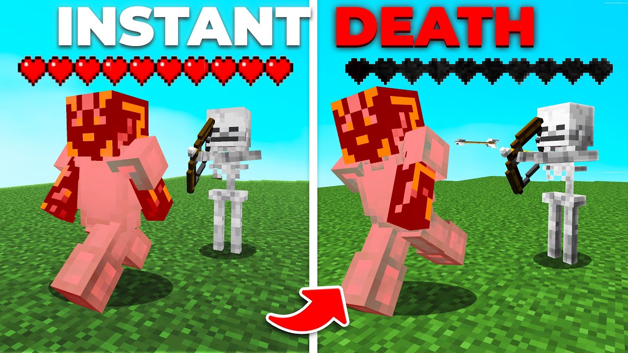 Minecraft, But I Can’t Take the SAME Damage Twice