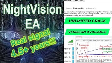 NIGHT VISION EA V7 | Smart Night Scalper Forex Robot (MT4)