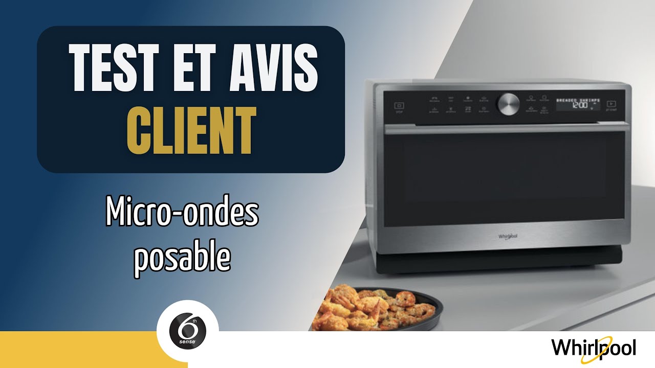 Test et avis client du Micro-ondes posable MWP3391SX de Whirlpool 