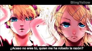 Video thumbnail of "Butterfly On Your Right Shoulder - Len & Rin Kagamine (Sub. Español)"