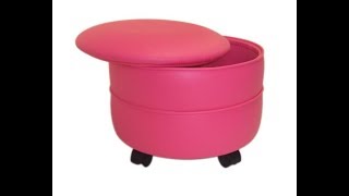 The Round Ottoman With Storage Furniture in Your Living Room