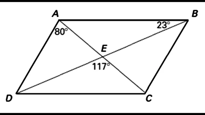 Day 10 HW - Finding Missing Angles in a Parallelogram