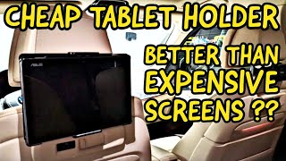 BMW Headrest Tablet Mounts - Super sleek - Universal - And better than the BMW Travel & Comfort Ones