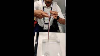 Two handed double throw surgical knot