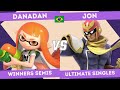 RECIFIGHT 2 TOP 8 - Danadan (Inkling) Vs. Jon (Captain Falcon) - SSBU BRASIL - SMASH ULTIMATE