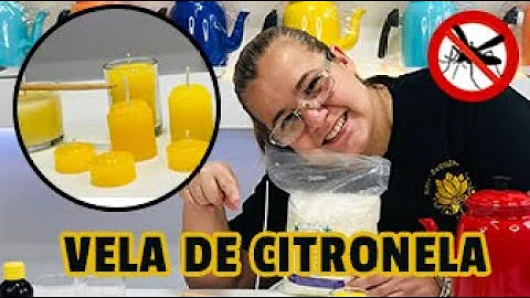 Quanto tempo dura uma vela de citronela?