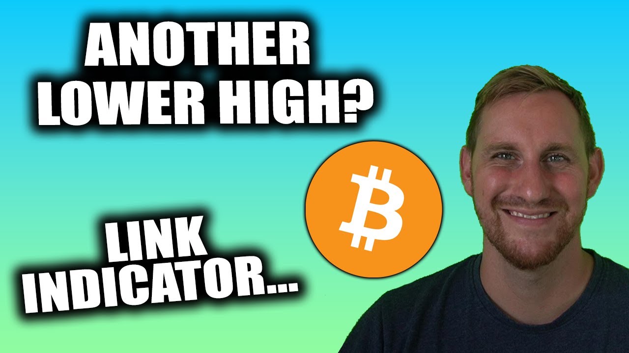 BITCOIN LITTLE POP BUT LINK INDICATOR IS FLASHING...... YouTube