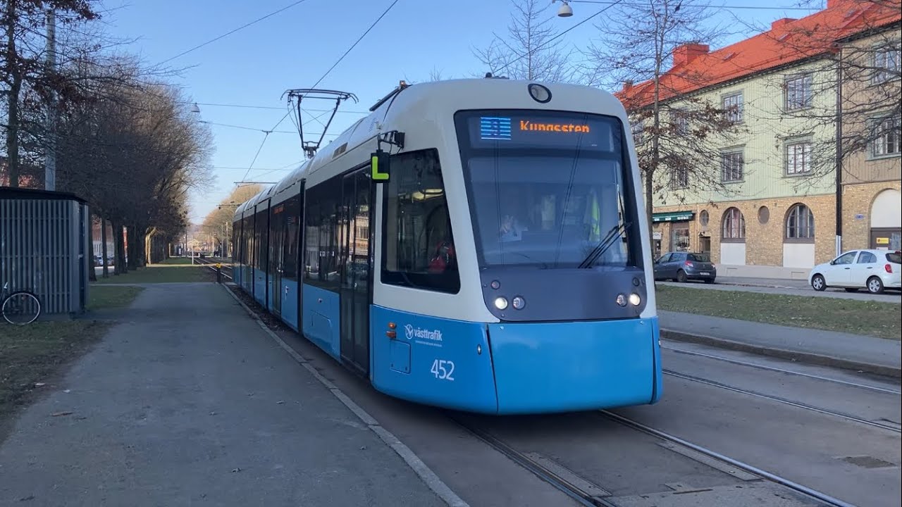 Spårvagnar i Majorna, februari 2025