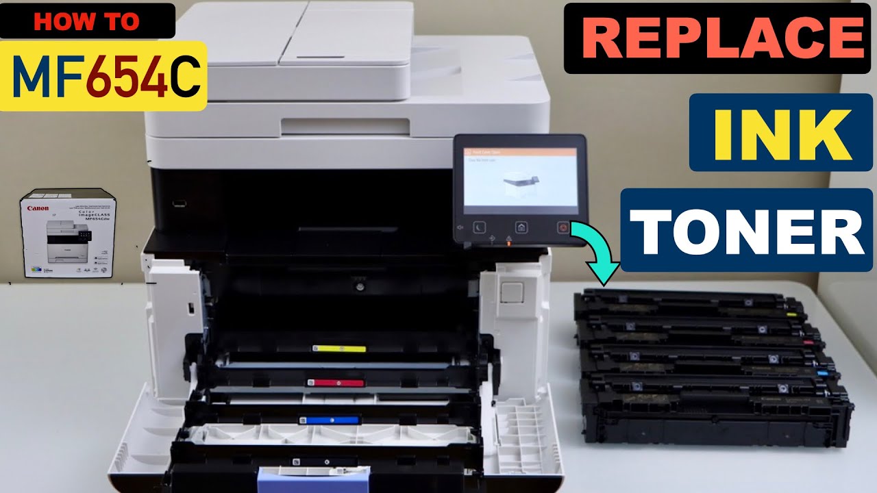 Canon Imageclass MF654Cdw Ink Toner Replacement.