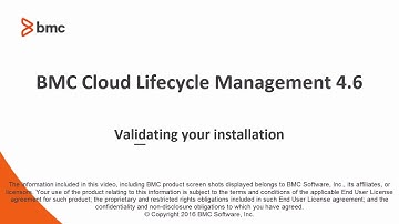 Verifying the BMC Cloud Lifecycle Management installation