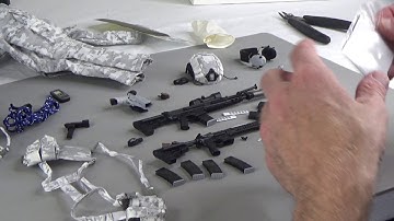 Unboxing the 1/6 scale Easy & Simple Special Forces Snow Field Ops Gear Set