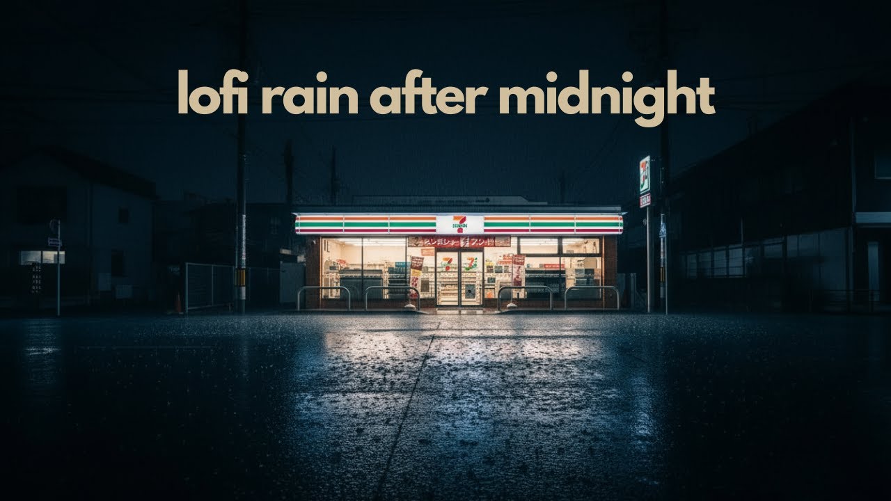 Tokyo After Midnight Rain 🌧️ Lofi to Glide Toward Calm Horizons for Sleep, Study, and Peace