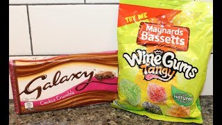 Galaxy Cookie Crumble and Maynards Bassetts Tangy Wine Gums Review screenshot 1