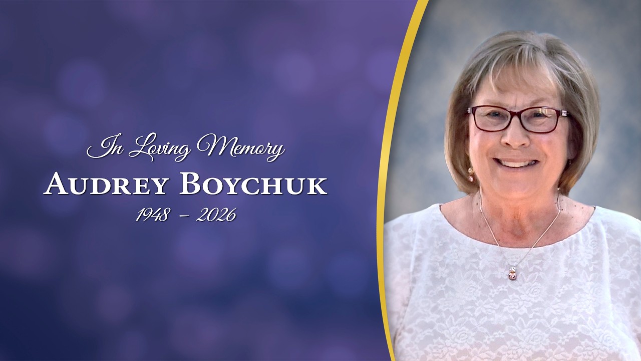 Audrey A. Boychuk Funeral Service - YouTube