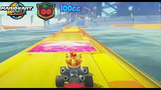I BE NABBITING 1ST PLACE!!!! Cherry Rally Knockout Tour (100cc) Mario Kart World (35)