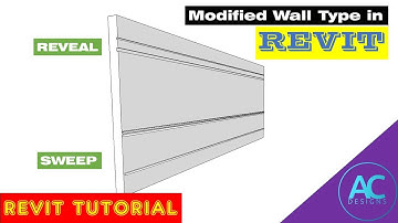 How to Modify Wall Type in Revit (Sweep and Reveal) | Revit Tutorial | Tips and Tricks