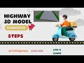 Highway 3D Model submission steps || BIM Process || Open Roads Designer