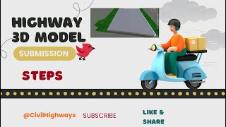 Famous Highway 3D Model submission steps || BIM Process || Open Roads Designer Profile