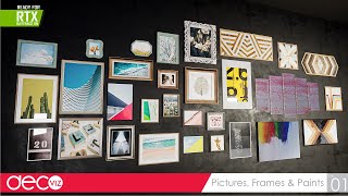 UE4 frames, Pictures and paints
