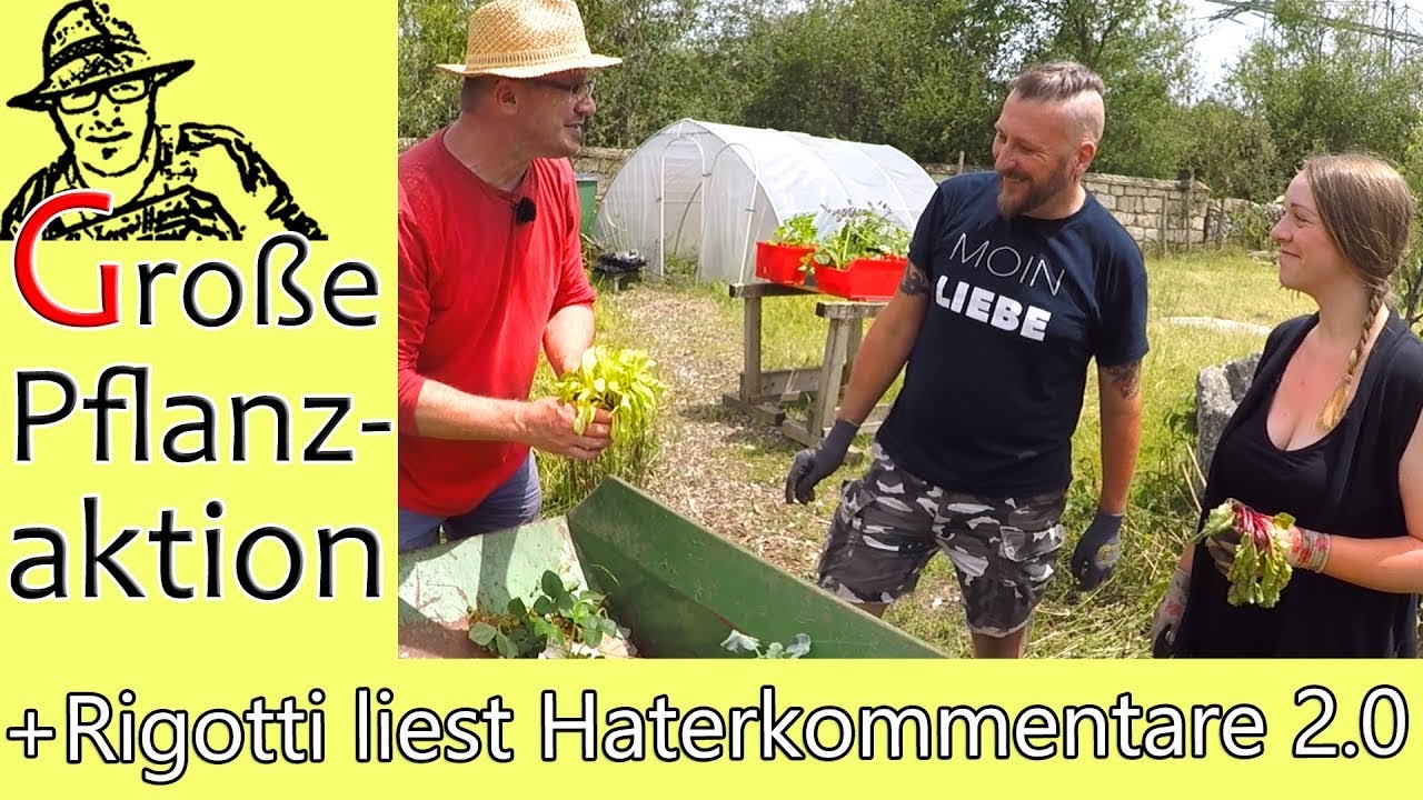 Großer Pflanztag im Juni 2019: Die Rettung des Rigotti-Gartens.