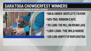Saratoga Chowderfest winners