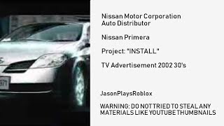 【CM】 2002 日産 プリメーラ 「INSTALL」 | 30's