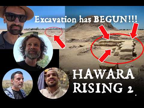 HAWARA RISING 2: Excavation reveals megalithic wall of the lost Labyrinth of Egypt! On-site Updates!