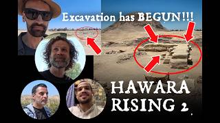 HAWARA RISING 2: Excavation reveals megalithic wall of the lost Labyrinth of Egypt! On-site Updates!