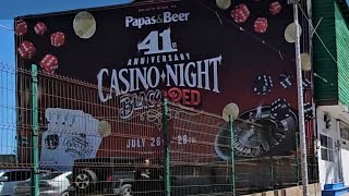 Papa's & Beer 41st Anniversary Black & Red Casino night July 26th thru 29th Don't miss out