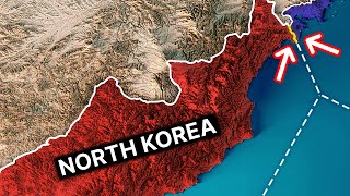 Strange Border Between Russia - North Korea