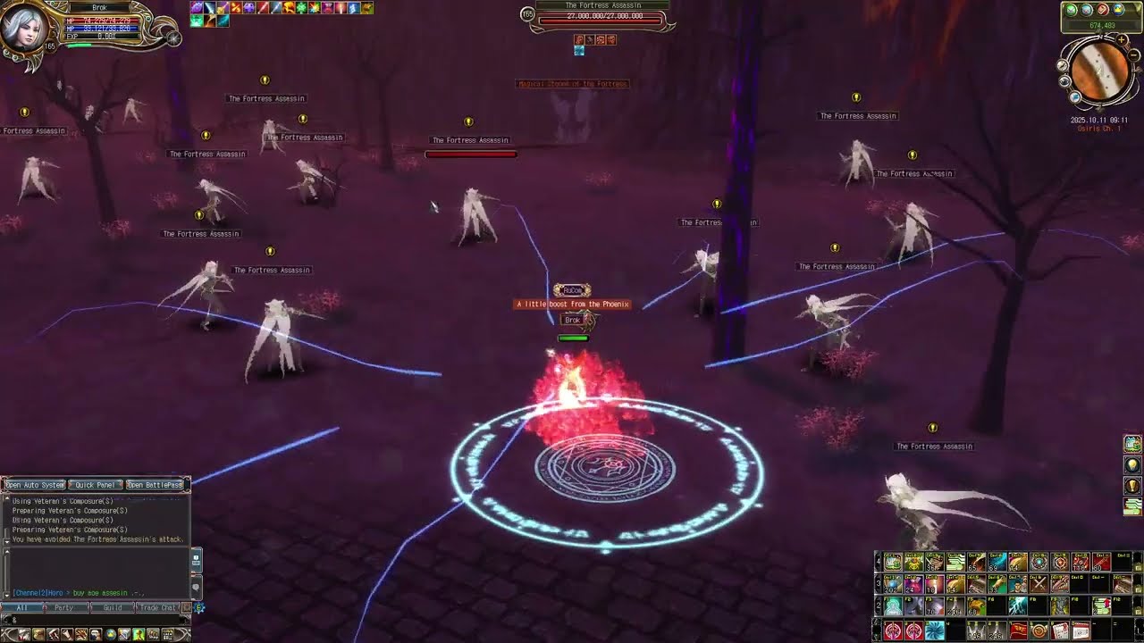 OSIRIS Last Chaos [NEW] - The Fortness farming/realtime