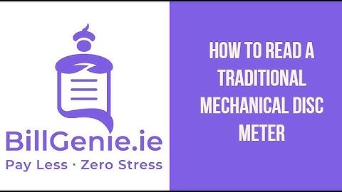 How to read your ESB Networks Mechanical Disc Electricity Meter