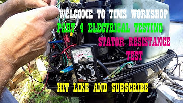 Merc 60hp Stator Resistance test Part 4