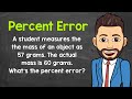 Calculating Percent Error Concepts