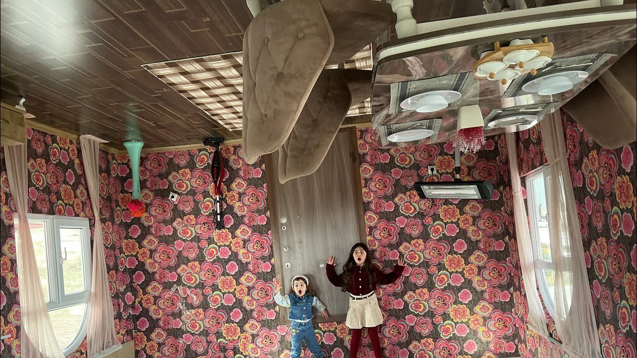 TERS EVDE EĞLENCE DOLU ANLAR. TERS EV CHALLENGE KİM DAHA ÇOK ŞAŞIRDI. 🏡