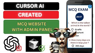 🚀 Create an MCQ Exam System with Cursor AI – No Coding Required!