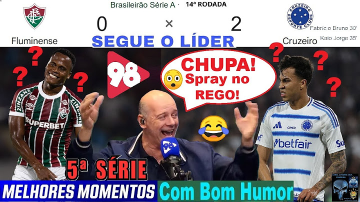 FLUMINENSE 0 X 2 CRUZEIRO 🤪😂😂 & Bom Humor 98 FM ⚽Best Moments BRAZILIAN CHAMPIONSHIP CRUZEIRO IN ...