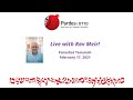 Live with Rav Meir Parashat Terumah 5781 - February 17, 2021