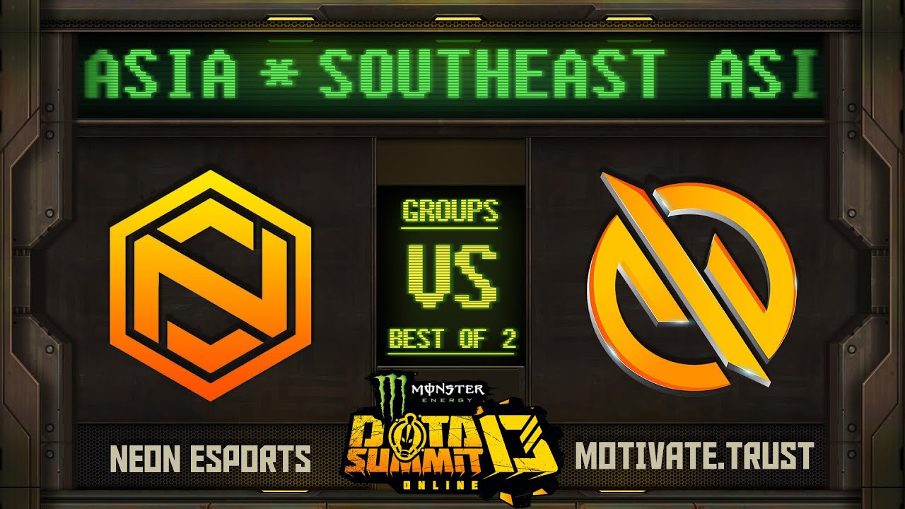 Neon vs MG.Trust Game 2 - Monster Energy Dota Summit 13 Online SEA: Groups w/ SeekNStrike & Avo+